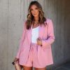 Coats & Jackets * | Endl-001 Ellie Pocketed Blazer Pink Sale