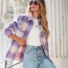 Coats & Jackets * | Skie-001 Aspen Is Calling Pocketed Plaid Jacket Final Sale