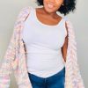 Tops * | Shop Kloset Essentials The Cozy Up Cardigan-Confetti