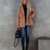 Coats & Jackets * | Delu-001 Kian Pocketed Peacoat Final Sale