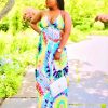 Dresses * | Shop Kloset Essentials Multi Tiedye Maxi Dress