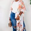 Tops * | Shop Kloset Essentials Cabo Kimono (Off White)