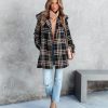 Coats & Jackets * | Flaw-001 Matilda Plaid Lightweight Pocketed Jacket Final Sale