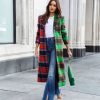 Coats & Jackets * | Endl-001 Different Pathways Pocketed Plaid Coat Final Sale