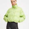 Coats & Jackets * | Oliv-001 Alpine Explorer Pocketed Puff Jacket Lime Final Sale