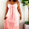 Dresses * | Shop Kloset Essentials Pretty In Pink Maxi Dress