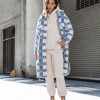 Coats & Jackets * | Mabl-001 Boston Get Away Pocketed Plaid Teddy Coat Final Sale